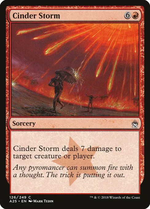 Cinder Storm · Masters 25 126/249