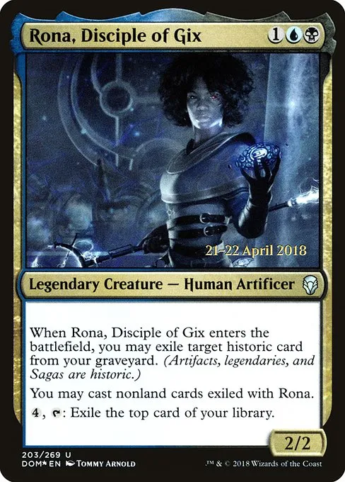 Rona, Disciple of Gix · Dominaria Promos 203s/118