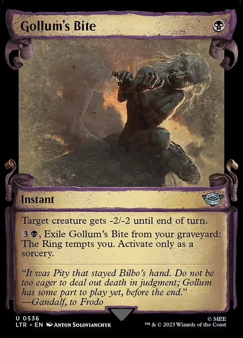 Gollum's Bite · The Lord of the Rings: Tales of Middle-earth 536/856