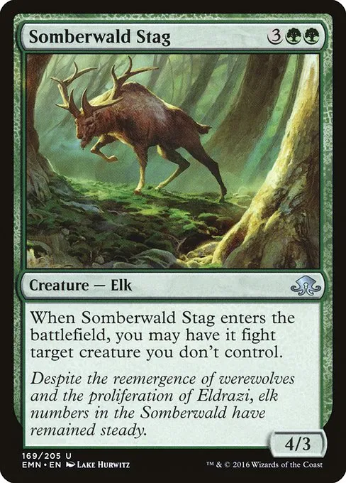 Somberwald Stag · Eldritch Moon 169/208