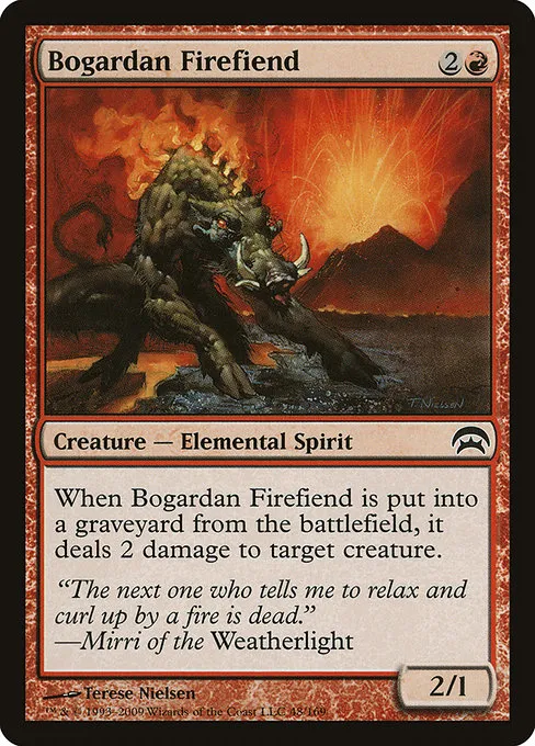 Bogardan Firefiend · Planechase 48/169