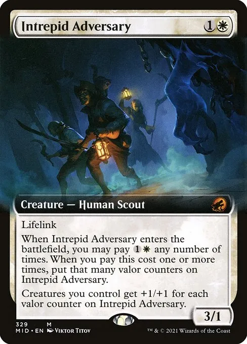 Intrepid Adversary · Innistrad: Midnight Hunt 329/399