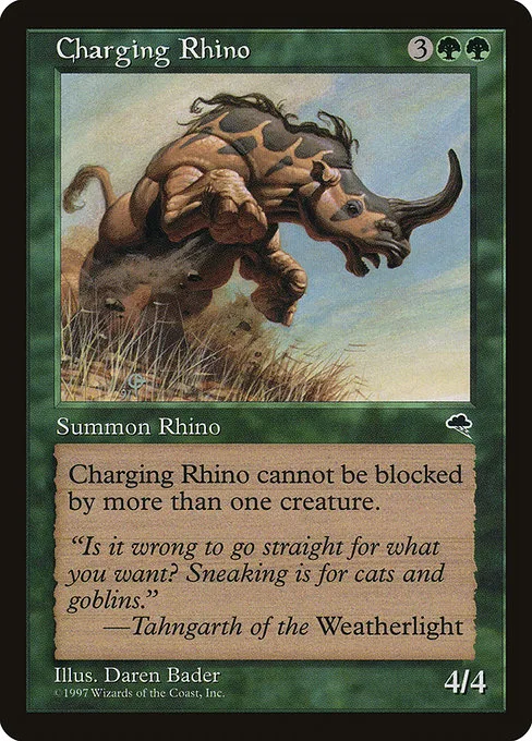 Charging Rhino · Tempest 218/350