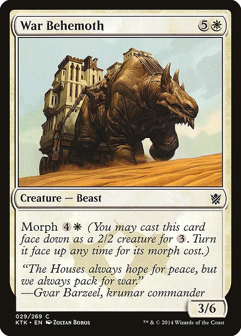 War Behemoth · Khans of Tarkir 29/293