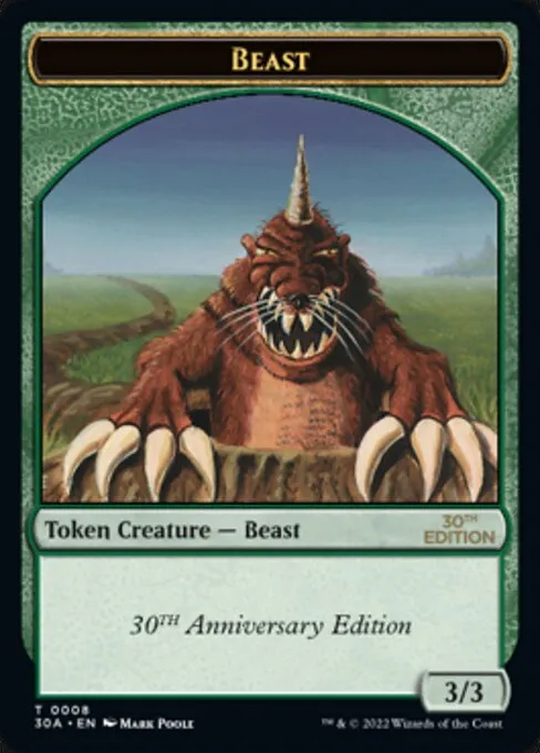 Beast · 30th Anniversary Tokens 8/16