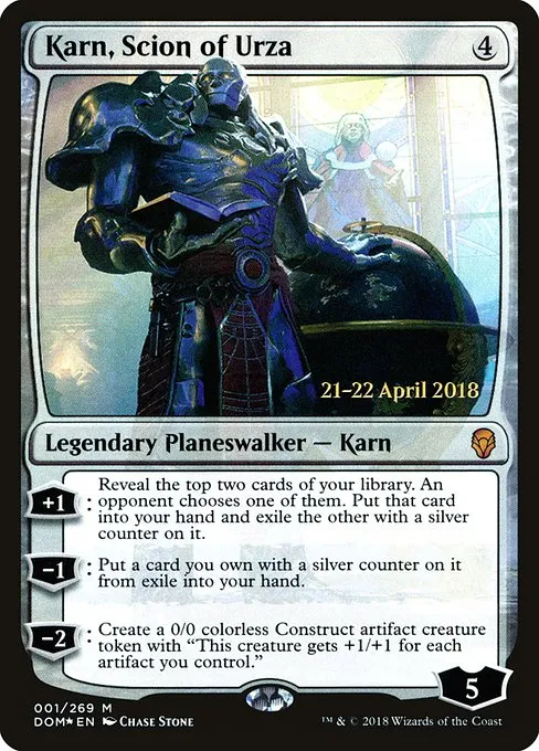 Karn, Scion of Urza · Dominaria Promos 1s/118