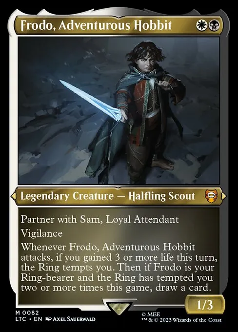 Frodo, Adventurous Hobbit · Tales of Middle-earth Commander 82/591