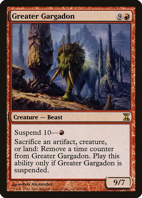 Greater Gargadon · Time Spiral 161/301