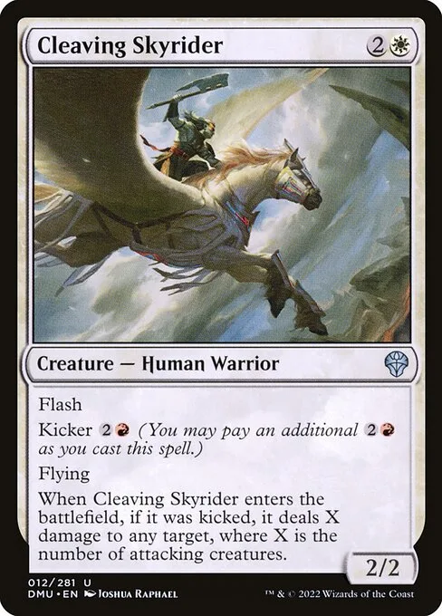 Cleaving Skyrider · Dominaria United 12/453
