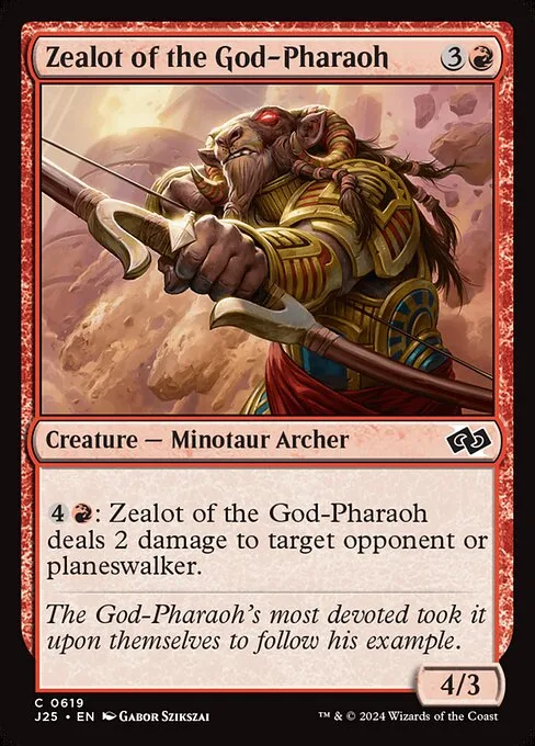 Zealot of the God-Pharaoh · Foundations Jumpstart 619/779
