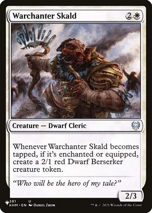 Warchanter Skald · The List KHM-381/5050