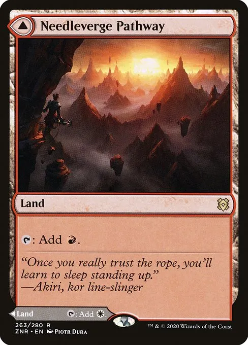 Needleverge Pathway // Pillarverge Pathway · Zendikar Rising 263/407