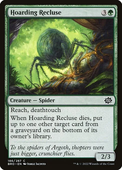 Hoarding Recluse · The Brothers' War 186/399