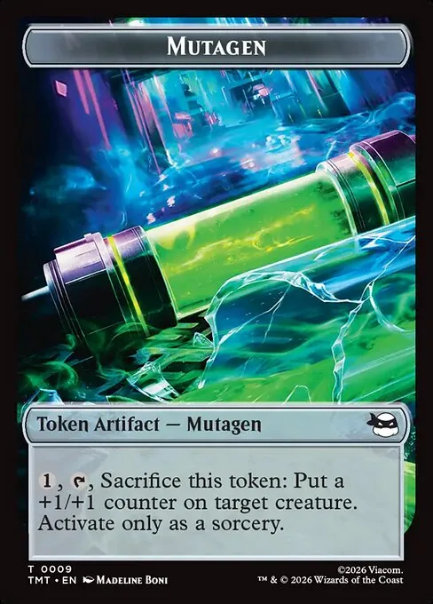 Mutagen · Teenage Mutant Ninja Turtles Tokens 9/10