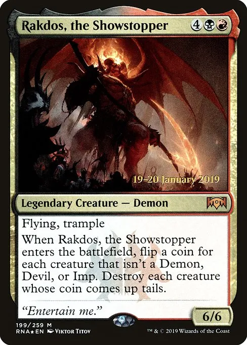 Rakdos, the Showstopper · Ravnica Allegiance Promos 199s/81