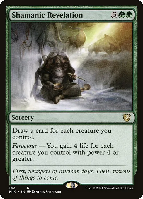 Shamanic Revelation · Midnight Hunt Commander 143/187