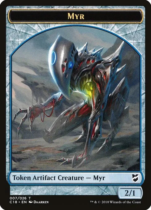 Myr · Commander 2018 Tokens 7/26