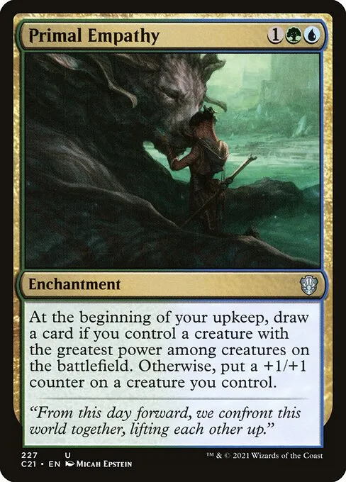 Primal Empathy · Commander 2021 227/409