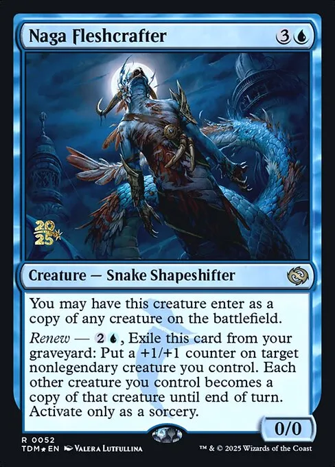 Naga Fleshcrafter · Tarkir: Dragonstorm Promos 52s/160