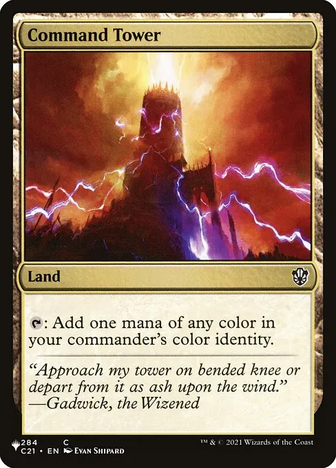 Command Tower · The List C21-284/5050