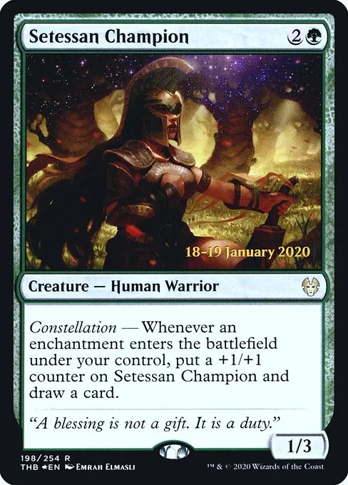 Setessan Champion · Theros Beyond Death Promos 198s/137