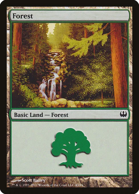 Forest · Duel Decks: Knights vs. Dragons 43/81