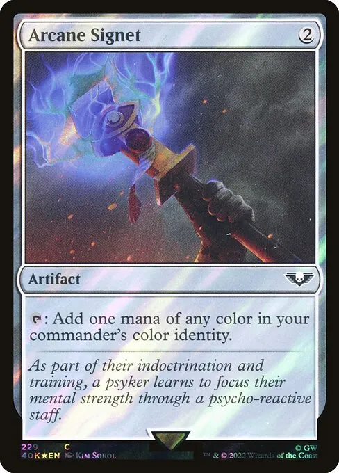 Arcane Signet · Warhammer 40,000 Commander 229★/617