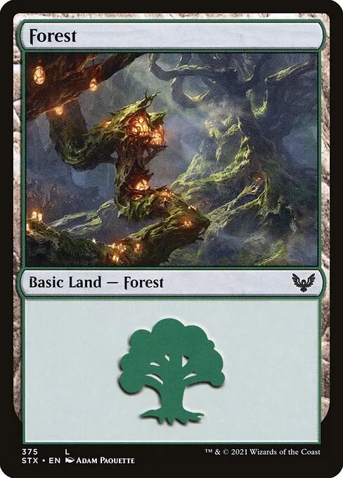 Forest · Strixhaven: School of Mages 375/393