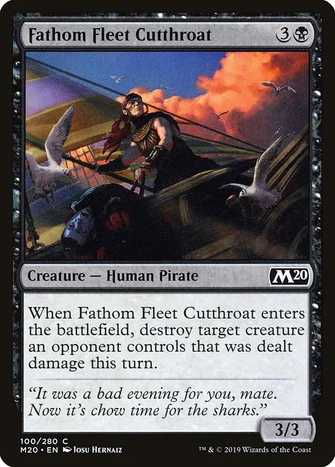 Fathom Fleet Cutthroat · Core Set 2020 100/346