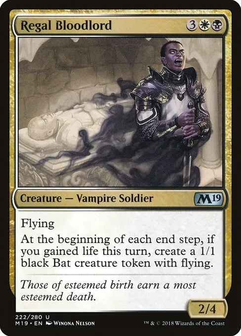 Regal Bloodlord · Core Set 2019 222/314
