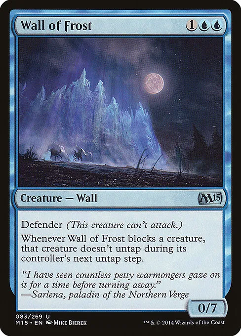Wall of Frost · Magic 2015 83/284