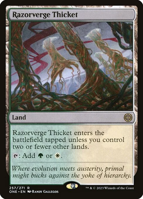 Razorverge Thicket · Phyrexia: All Will Be One 257/479