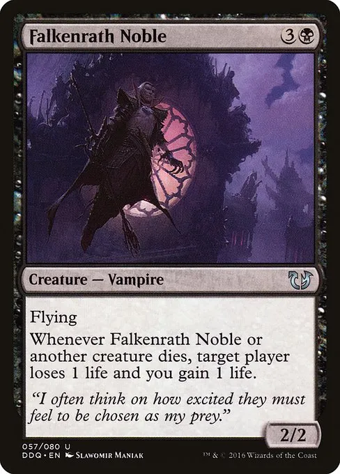 Falkenrath Noble · Duel Decks: Blessed vs. Cursed 57/80