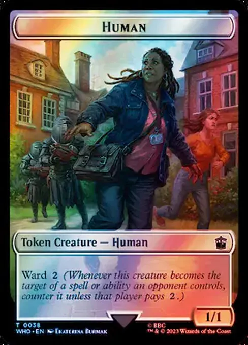 Human · Doctor Who Tokens 38/64