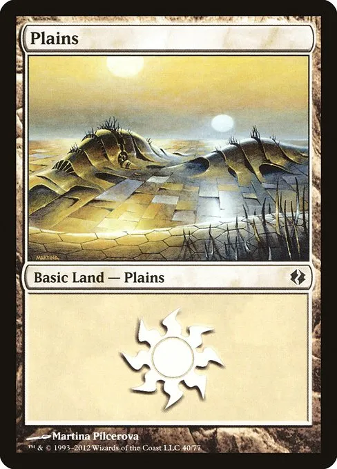 Plains · Duel Decks: Venser vs. Koth 40/77