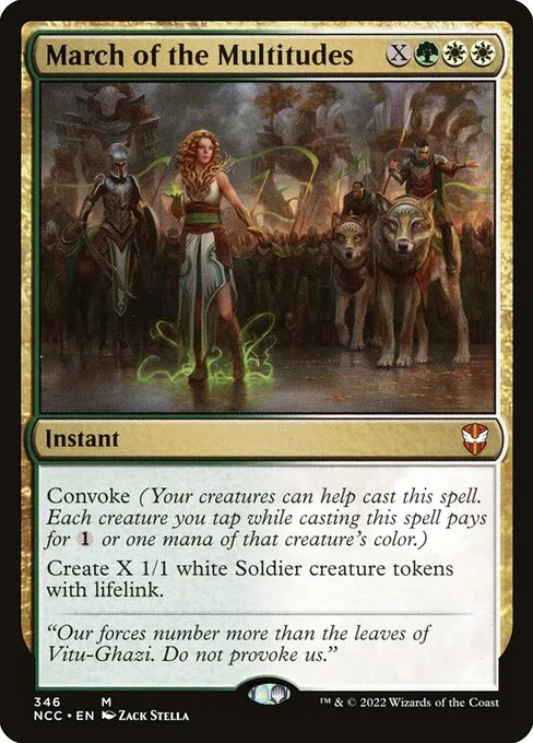 March of the Multitudes · New Capenna Commander 346/447