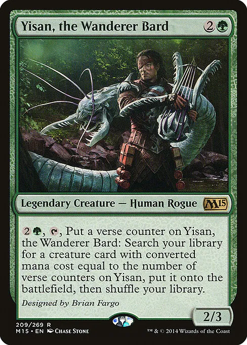 Yisan, the Wanderer Bard · Magic 2015 209/284