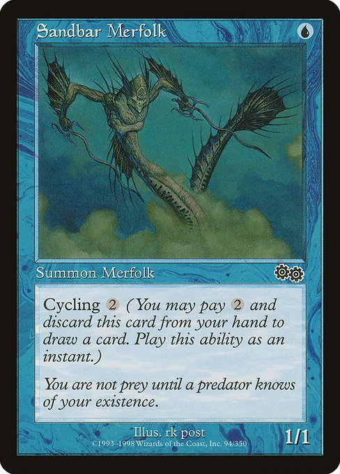 Sandbar Merfolk · Urza's Saga 94/357
