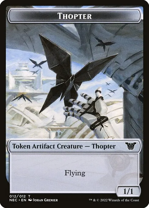 Thopter · Neon Dynasty Commander Tokens 12/12