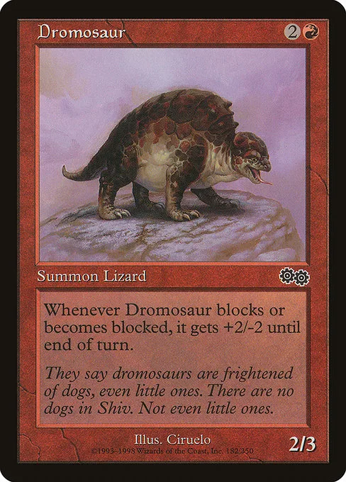 Dromosaur · Urza's Saga 182/357