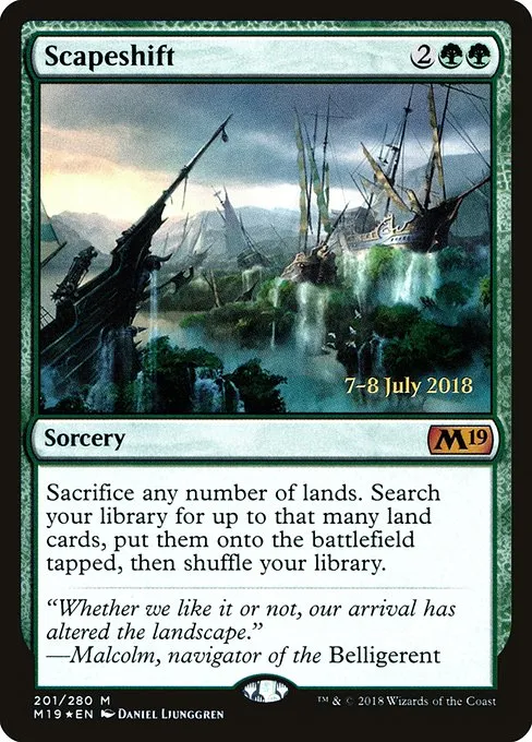 Scapeshift · Core Set 2019 Promos 201s/95