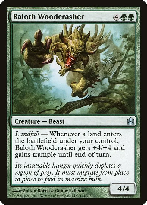 Baloth Woodcrasher · Commander 2011 143/318
