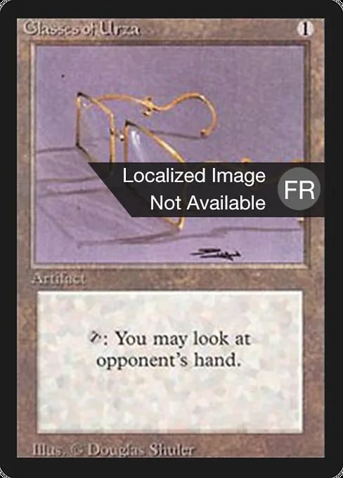 Glasses of Urza · Foreign Black Border 249/307
