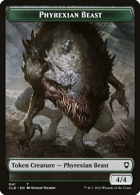 Phyrexian Beast · Battle for Baldur's Gate Tokens 41/51