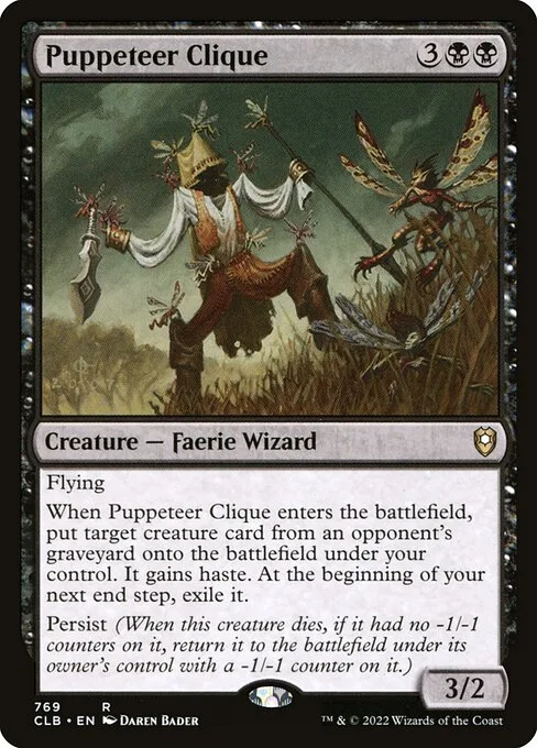 Puppeteer Clique · Commander Legends: Battle for Baldur's Gate 769/936