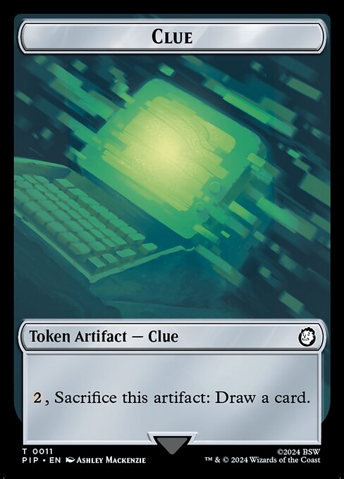 Clue · Fallout Tokens 11/22