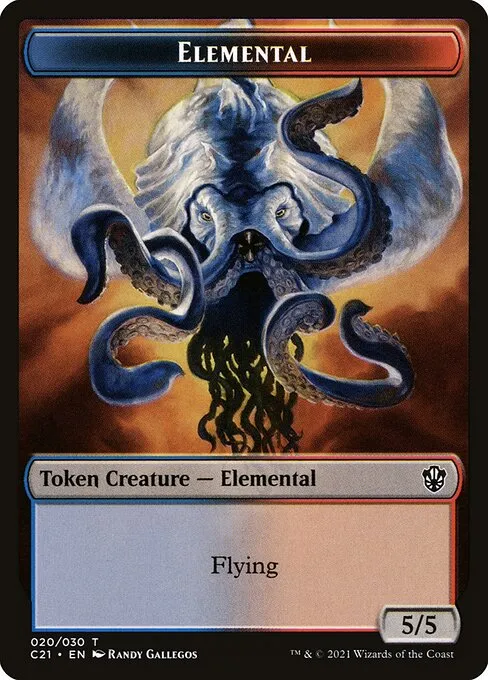 Elemental · Commander 2021 Tokens 20/30