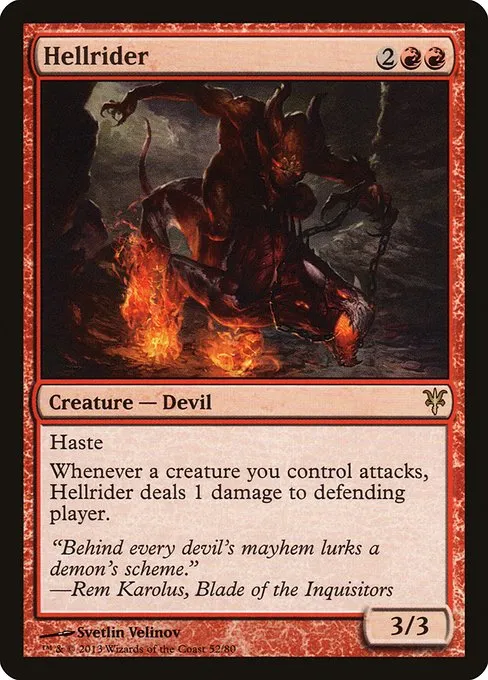 Hellrider · Duel Decks: Sorin vs. Tibalt 52/80