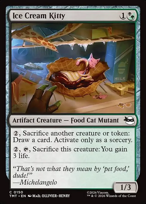 Ice Cream Kitty · Teenage Mutant Ninja Turtles 150/320