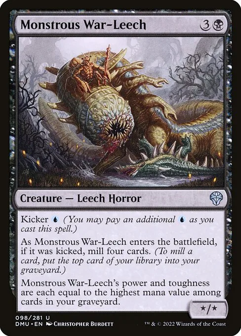 Monstrous War-Leech · Dominaria United 98/453